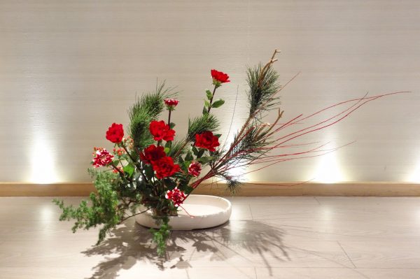 賀正-寒紅開屏