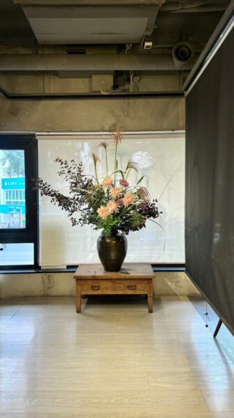 日式花藝、日式插花、店面花藝、花藝設計