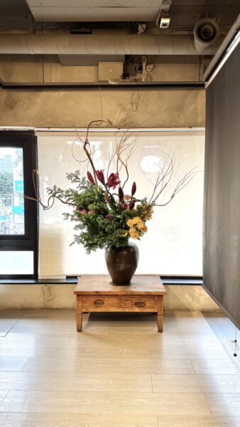 日式花藝、日式插花、店面花藝、花藝設計